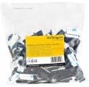 StarTech.com 100 Adhesive Cable Management Clips Black - Network/Ethernet/Office Desk/Computer Cord Organizer - Sticky Cable/Wire Holders - Nylon Self Adhesive Clamp UL/94V-2 Fire Rated, TAA
