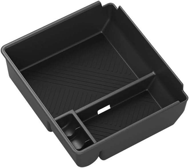 Center Console Organizer Tray Storage Box for Toyota 4Runner 2026 2025, Interior Accessories Armrest Insert Tray Storage Box for 2025-2026 4 Runner, Black