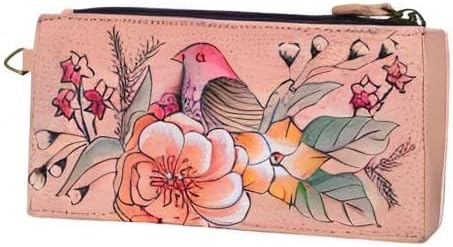 Anna by Anuschka Women's Hand Painted Genuine Leather Organizer Wallet | Hand Painted