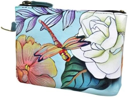 Anna by Anuschka Women's Hand Painted Leather Coin Pouch Purse