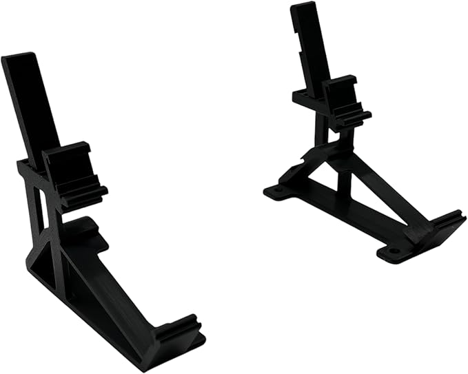 Stand for ATEM Mini Series + Thin Monitor (up to 33 mm) - 6 Cold Shoe Slots, 30 Degree Viewing Angle, Slip-On Design, Non-Slip Feet, Dust-Cover Compatible - Third-Party Accessory