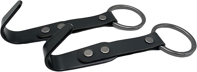 Headrest Hooks for Car 2 Pack Black