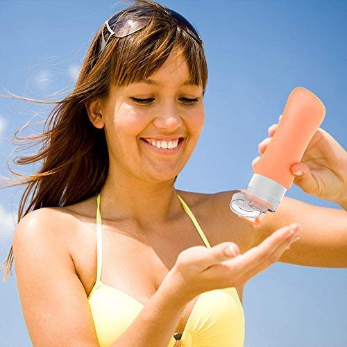 20 Pack Travel Bottles, 3oz 2oz Leak Proof Travel Accessories Toiletries,Travel Shampoo And Conditioner Bottles,Perfect for Business or Personal Travel, Fun Outdoors Silicone 20 Pieces