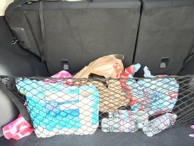 Rear Trunk Organizer Cargo Net for Honda CR-V 2012-2016 – Envelope Style Cargo Net for SUV - Premium Mesh Elastic Car Trunk Organizer Vehicle Carrier Storage-Compatible with CR-V