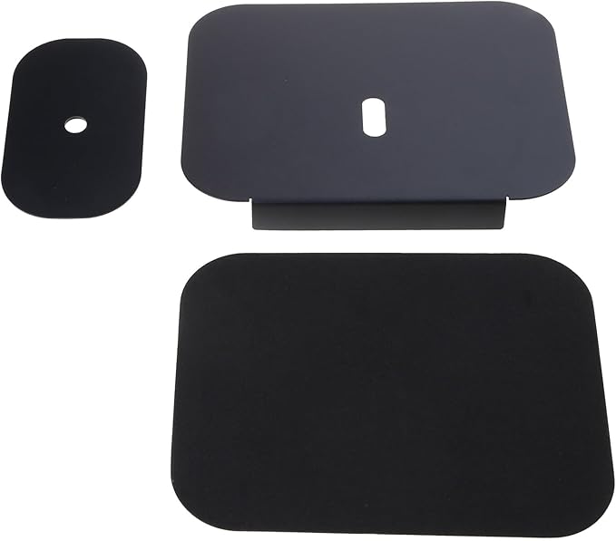 Monitor Mount Reinforcement Plate for Fragile Tabletops Steel Bracket Plate Fits Most Monitor Stand C-Clamp Installation