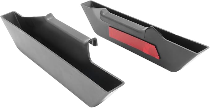 CDEFG 2Pcs for 2025 Nissan Frontier Center Console Organizer for 2022 2023 2024 2025 Nissan Frontier (S/SV/PRO-X/PRO-4X/ SL) Accessories Middle Console Gear Shift Side Tray Hanging Storage Box