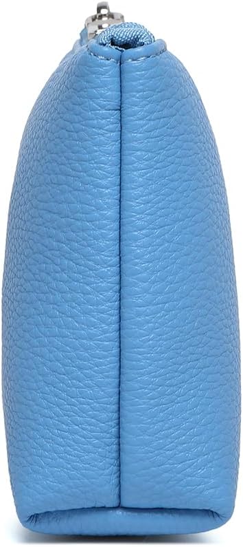 PU Leather Makeup Simple and Convenient Handbag Small Exquisite Storage Bag (PU/Gentian Blue)