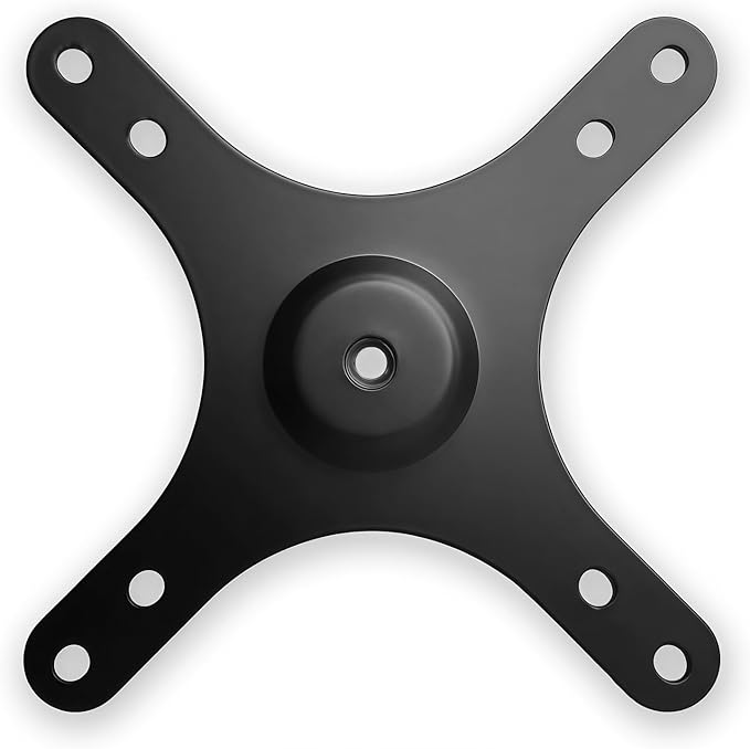Kado Portable Monitor Mounting Adapter Bracket Plate, 1/4" Screw Hole to 100x100mm 75x75mm, M4 Screw Set Wall Mount Arm Mount Universal, Tripod Camera Stand for Desktop Monitor Portrait/Landscape Mode
