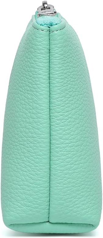 PU Leather Makeup Simple and Convenient Handbag Small Exquisite Storage Bag (PU/Light Green)