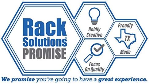 RackSolutions Universal Rack Mount Monitor VESA Swivel Steel Bracket