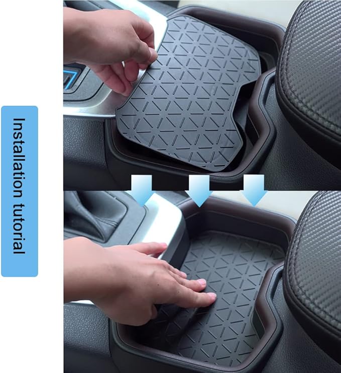 for RAV4 Coasters Storage Tray Cup Holder Tray Center Console Storage Tray Compatible with Toyota 2023 RAV4 Accessories 2023 2022 2021 2020 2019 Cup Holder Cover