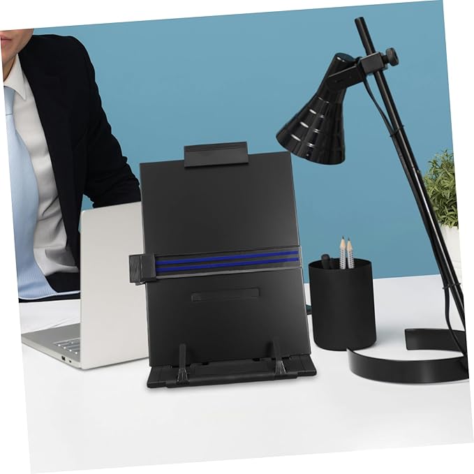 Adjustable Reading Stand Portable Book Stand Receipt Holder for Typing