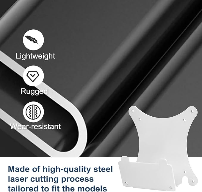 VESA Mount Adapte Compatible with Samsung Curved Monitors U32R590, U32R590C, U32R592, and U32R591 VESA Adapter Bracket for VESA Stand, Arm or Desk Mount with 75x75, 100x100 mm