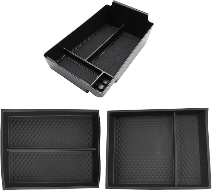 CDEFG 3Pcs for 2025 2026 Murano Center Console Organizer for 2025 2026 Murano Accessories Middle Console & Lower Console Organizer Tray Armrest Storage Box