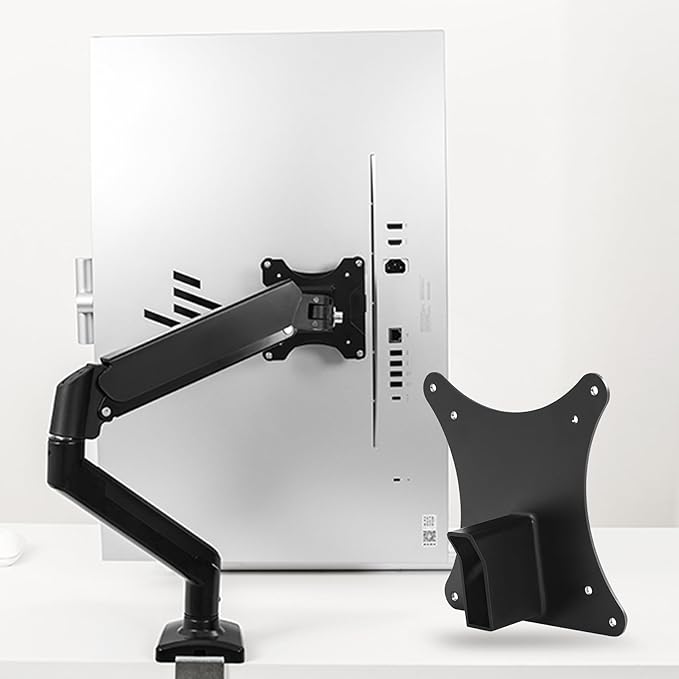 Monitor Arm/Mount VESA Bracket Adapter Compatible with HP EliteOne 840 G9, 870 G9 All-in-One PC 100 * 100mm 75 * 75mm Black