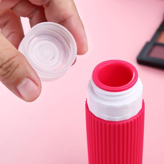 Mrsdry Travel Bottles for Toiletries, Tsa Approved 3oz Portable Travel Bottles, BPA Free Leak Proof Squeezable Silicone Travel Size Containers, Travel Accessories with Clear Toiletry Bag (4 Pack)