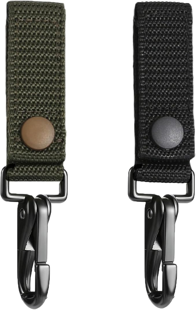 Heavy Duty Belt Keeper Clip, Strong Metal Police Key Chain Clip for Law Enforcement Police Belt Accessories