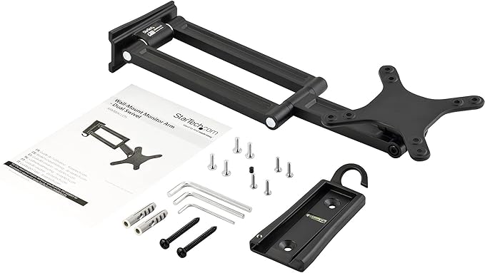 StarTech.com Wall Mount Monitor Arm - Dual Swivel - For VESA Mount Monitors / Flat-Screen TVs up to