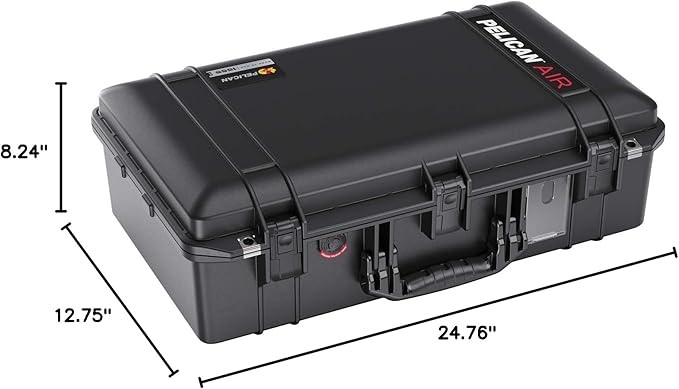 Pelican Air 1555 Case With Padded Dividers - Black