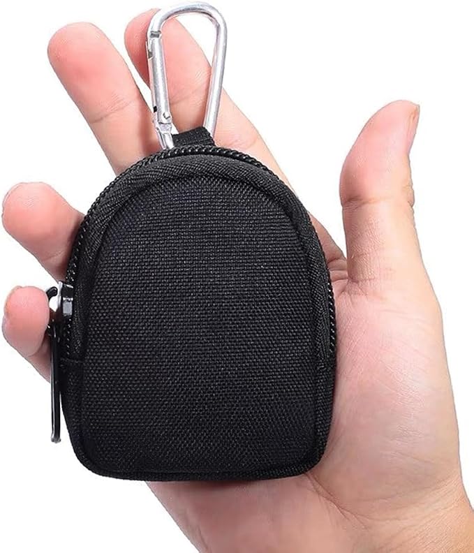 2 Pack Tactical Coin Purse - Military Pocket Keychain Pouch as Mini Tool Organizer Coin Car Key Waist Case Earphone Pack Backpack Accessory Pouch (Khaki-2pcs)