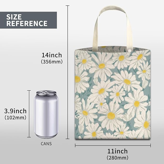 Car Trash Can, Cute Car Trash Bag, Hanging Car Organizer and Storage Bag, Trash Bin for Car Accessories, Vehicle, Travelling, Camping Cute Blue White Daisy