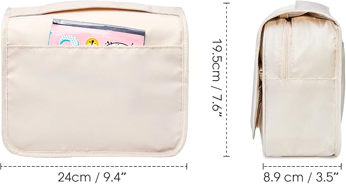 Narwey Small Hanging Travel Toiletry Bag for Women, Travel Bag for Toiletries, Makeup Bag Organizer Make Up Bags Cosmetic Bags for Girls