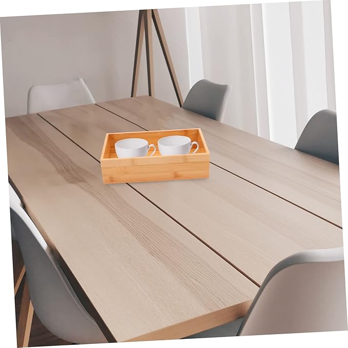 Ciieeo Natural Desktop Storage Box for Home Organization with Capacity Simple Design Decorative Bin for Living and Office Wood Material Safe for Family Use