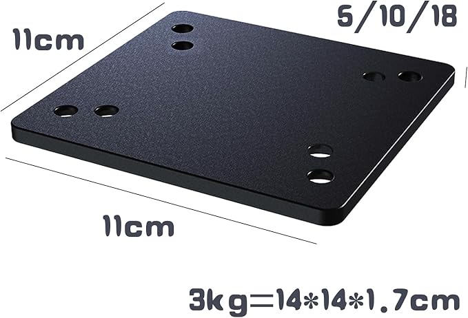 Adjustable weight block for display arm, cold-rolled steel, mobile phone, tablet, monitor stabilization, implementation of hover function (2.2 lbs (1 kg)