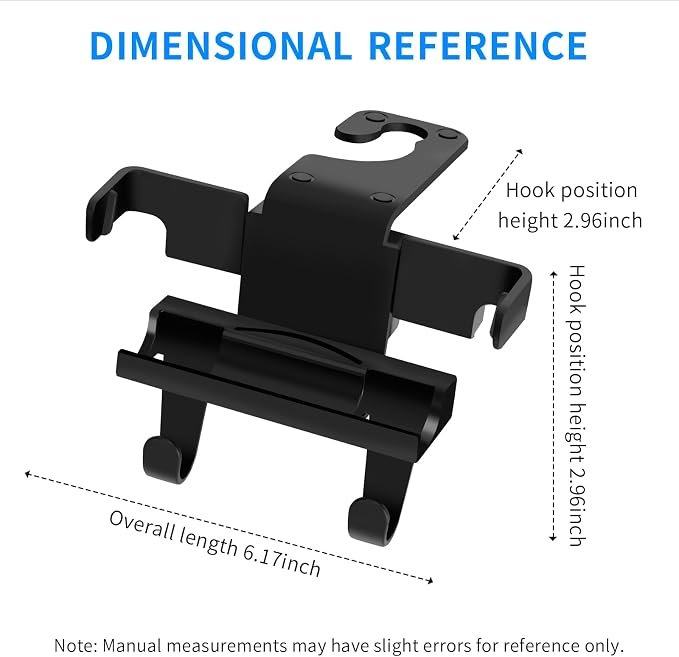 Upgraded Car Headrest Hidden Hook 2 in 1 Car Seat Hooks with Phone Holder for Purse, Hangers Vehicle Organizer ,Durable Hanger Storage Holder Organizer