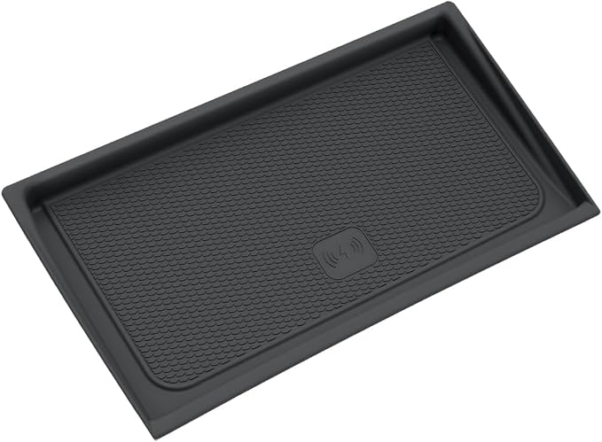 CDEFG for 2026 Volvo XC60 Center Console Organizer for 2026 Volvo XC60 Accessories Middle Console Organizer Armrest Storage Box Wireless Charging Cover