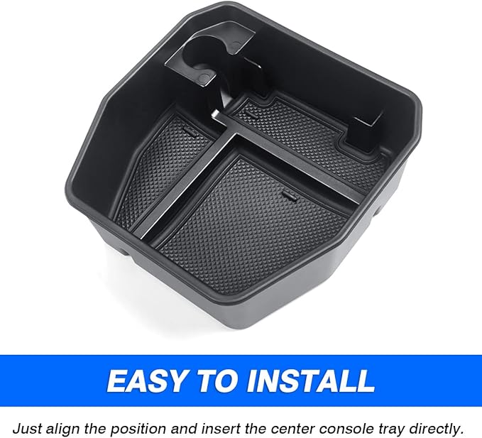 Karltys Center Console Organizer for 2020-2025 2026 Land Rover Defender 90 110 130 (NOT for Refrigerator Version), Defender Accessories Armrest Storage Box Middle Console ABS Insert Tray