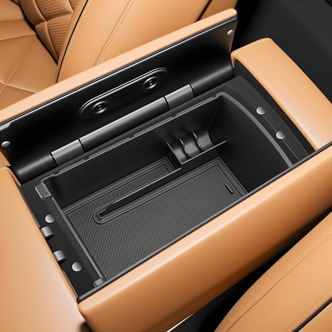 SKTU for 2025 2026 2027 Genesis GV80 Accessories Center Console Organizer for 2025 2026 2027 Genesis GV80 Console Tray 2025 2026 2027 GV80 Middle Console Organizer with Coin Holder