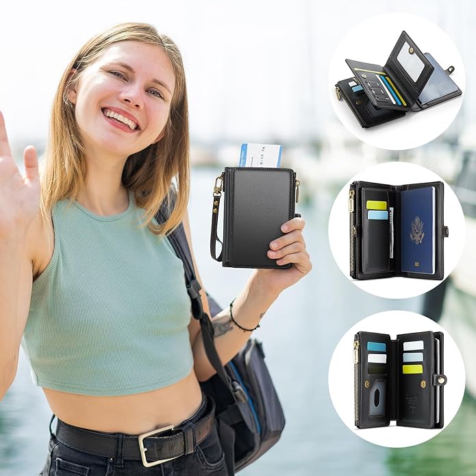 Passport Holder Wallet Bag with Holder
