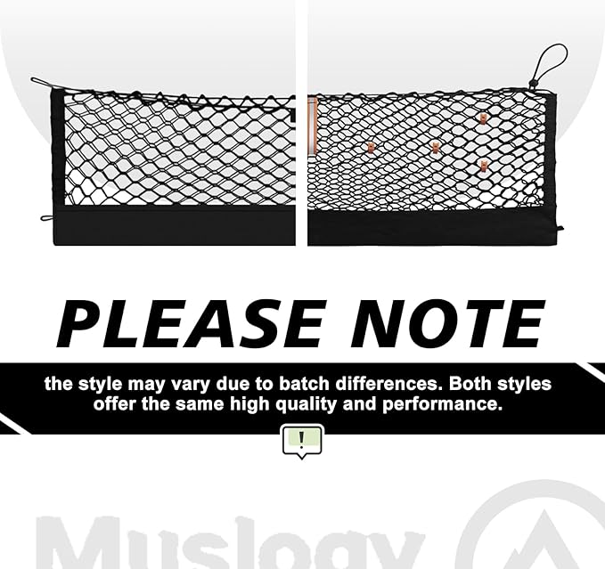 Muslogy for Maverick Cargo Mesh Net Accessories Stretchable Trunk Organizer Cargo Elastic Mesh Bed Net with Hooks Compatible with Ford Maverick XL XLT 2022 2023 2024 2025