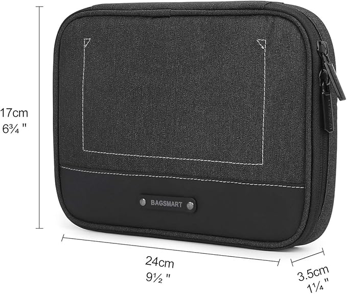 BAGSMART Electronic Organizer Travel Cable Organizer Electronics Accessories Cases for 7.9 inch iPad Mini, Cables, Chargers, USB, SD Card