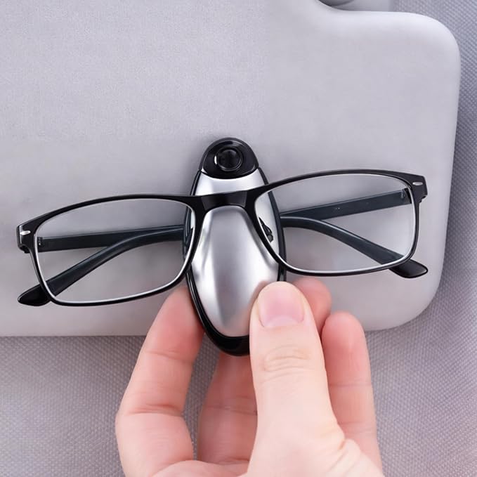 Frienda 20 Pcs Auto Car Vehicle Sun Visor Clip Holder Sunglasses Holder for Eyeglasses Mount Ticket Card Clip for Car Accessories (Classic Color)