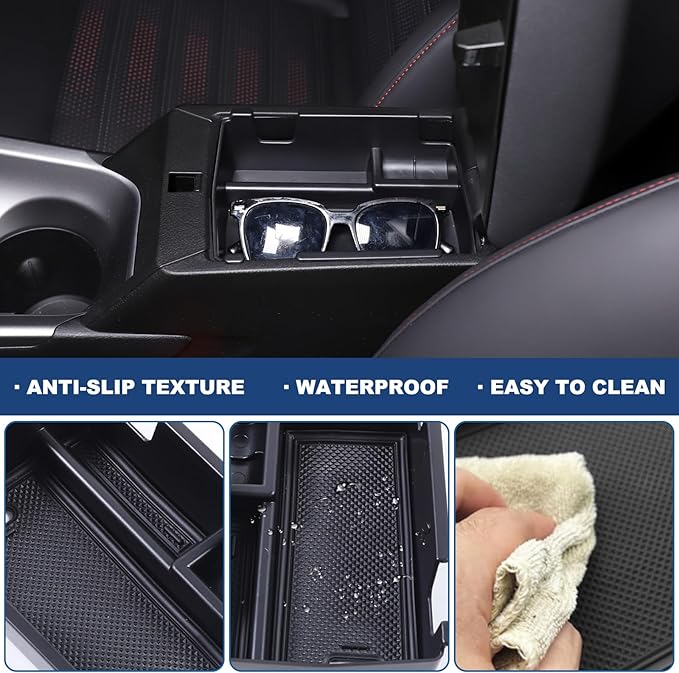 TOYCIDFG Center Console Armrest Box Organizer Tray Insert Compatible with Alfa Romeo Tonale, Car Interior Organization Accessories