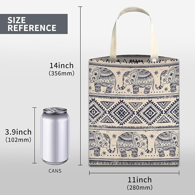 Car Trash Can, Cute Car Trash Bag, Hanging Car Organizer and Storage Bag, Trash Bin for Car Accessories, Vehicle, Travelling, Camping Cute Blue Stripe Elephant