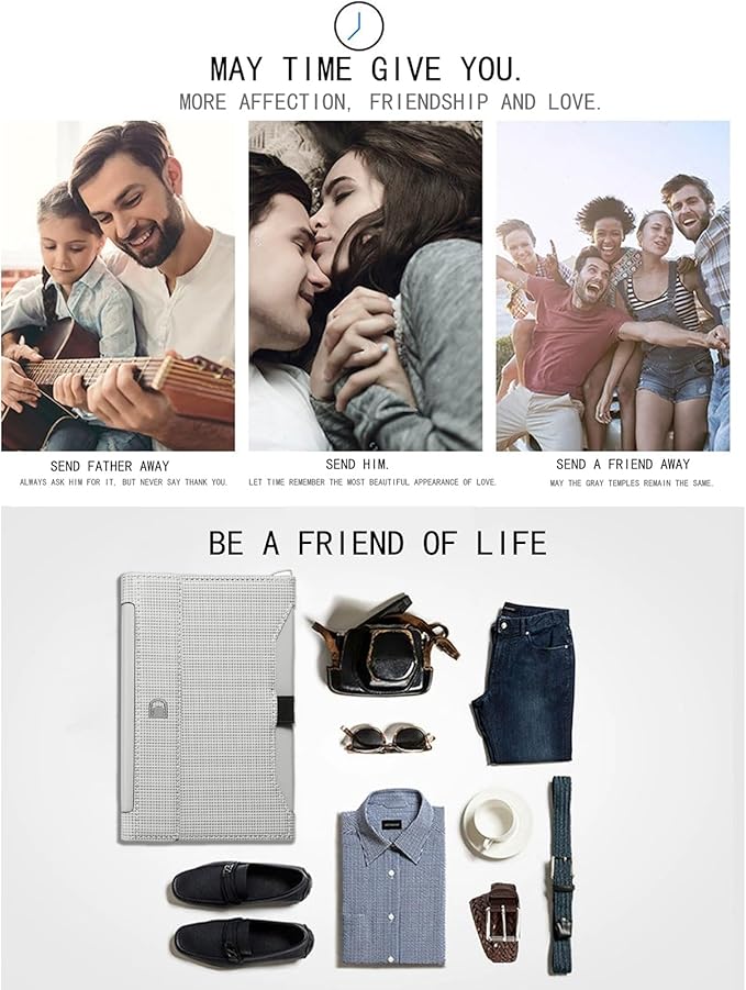 Passport Holder for Travel Essentials, RFID Blocking PU Leather Passport Wallet Cover Card holder Case Passport Book Holders for Women and Men, Grey