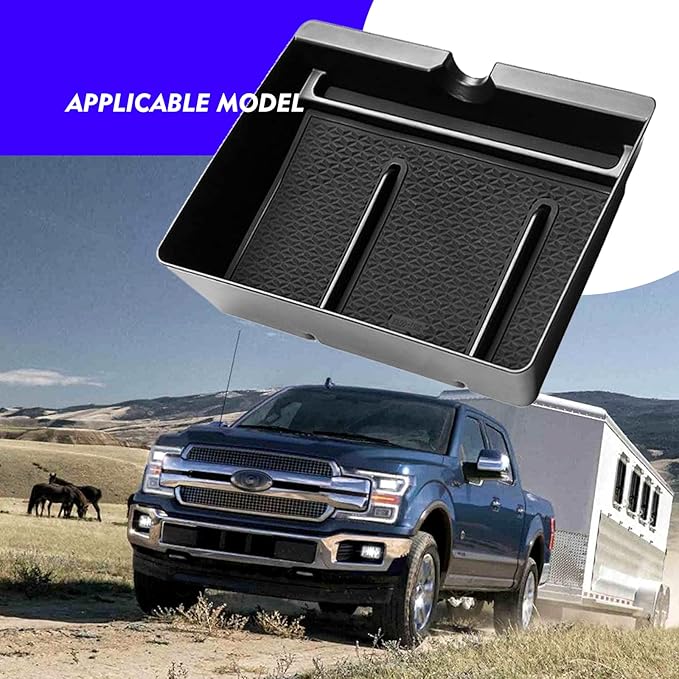 2020 F150 Dashboard Storage Box Organizer Tray for 2015-2020 Ford F150 2018-2020 Expedition Dash Storage Tray Accessories