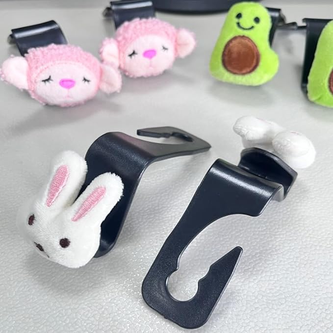 Duck Car Seat Headrest Hook 2 Pack Car Purse Hook Cars Seat Hooks for Headrest Universal for Handbag Bags Drink Grocery Coat Universal Vehicle,Cars Accessories Duck Gifts for Women Men