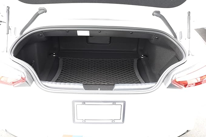 Floor Style Automotive Elastic Trunk Mesh Cargo Net for BMW Z4 (G29) Sport 2018-2025 - Premium Trunk Organizer and Storage - Luggage Net for Coupe - Best Car Organizer for BMW Z4 M Sport