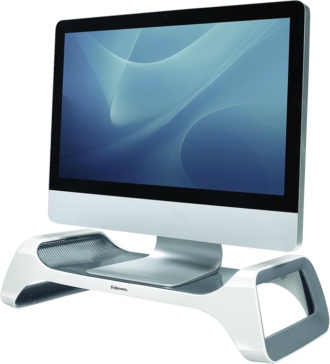 Fellowes I-Spire Series Monitor Lift/Stand, White/Gray (9311101)