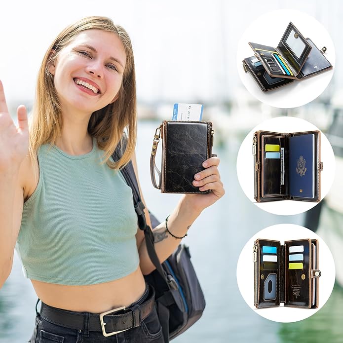 Passport Holder Wallet Bag with Holder