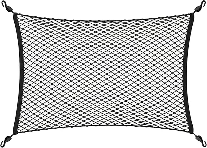 Floor Style Automotive Elastic Trunk Mesh Cargo Net for Acura MDX 2022-2026 - Premium Trunk Organizers and Storage - Luggage Net for Crossover - Best Car Organizer for Acura MDX