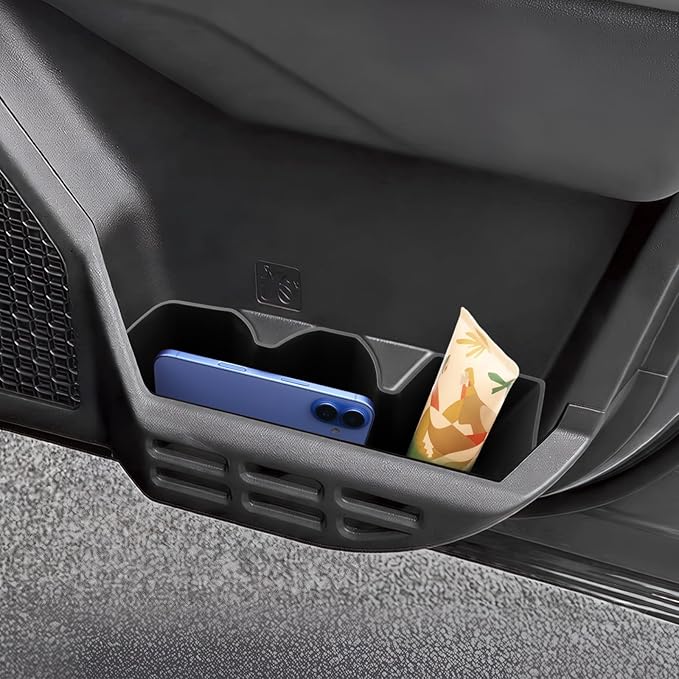 (6pcs) 2024 2025 2026 Tacoma Door Pocket Tray for Toyota Tacoma (SR5/TRD Off-Road/TRD Sport/TRD Pro/Limited/Trailhunter), Durable Door Slot Pocket Insert 2025 2026 Tacoma Accessories