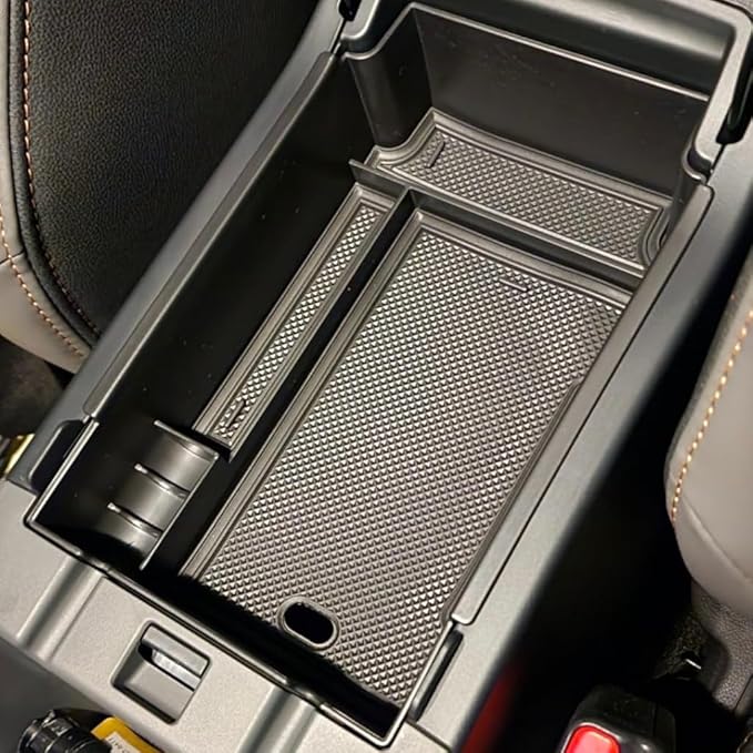 Vesul Compatible with Subaru Crosstrek Impreza 2024 2025 Center Console Armrest Storage Box ABS Tray Insert Organizer Glove Pallet Phone Holder