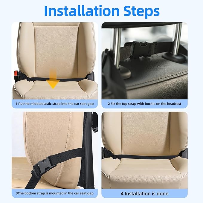 Back Seat Cover for Kids – 2 Mesh Pockets + 1 X-Large Storage Organizer, Waterproof Car Seat Back Protector for Vehicles, Protects Upholstery from Dirt, Mud & Scratches, Black (1)