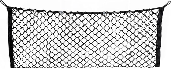 Back Seat Envelope Style Automotive Elastic Trunk Mesh Cargo Net for Lexus UX F Sport Luxury 2019-2024 - Premium Trunk Organizer and Storage - Luggage Net for Crossover - Best Car Organizer