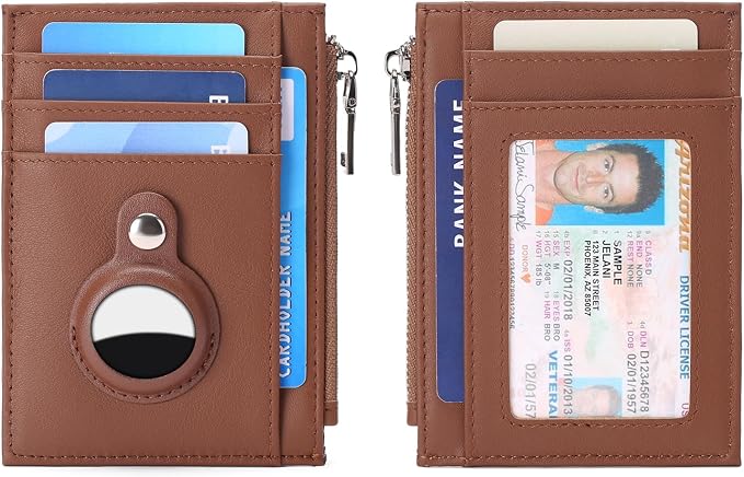 FALAN MULE Slim Minimalist Front Pocket Wallet, RFID Blocking Card Holder Wallet